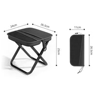 Portable Folding Stool Lightweight Portable Foldable Stool Compact Outdoor Gear for Fishing