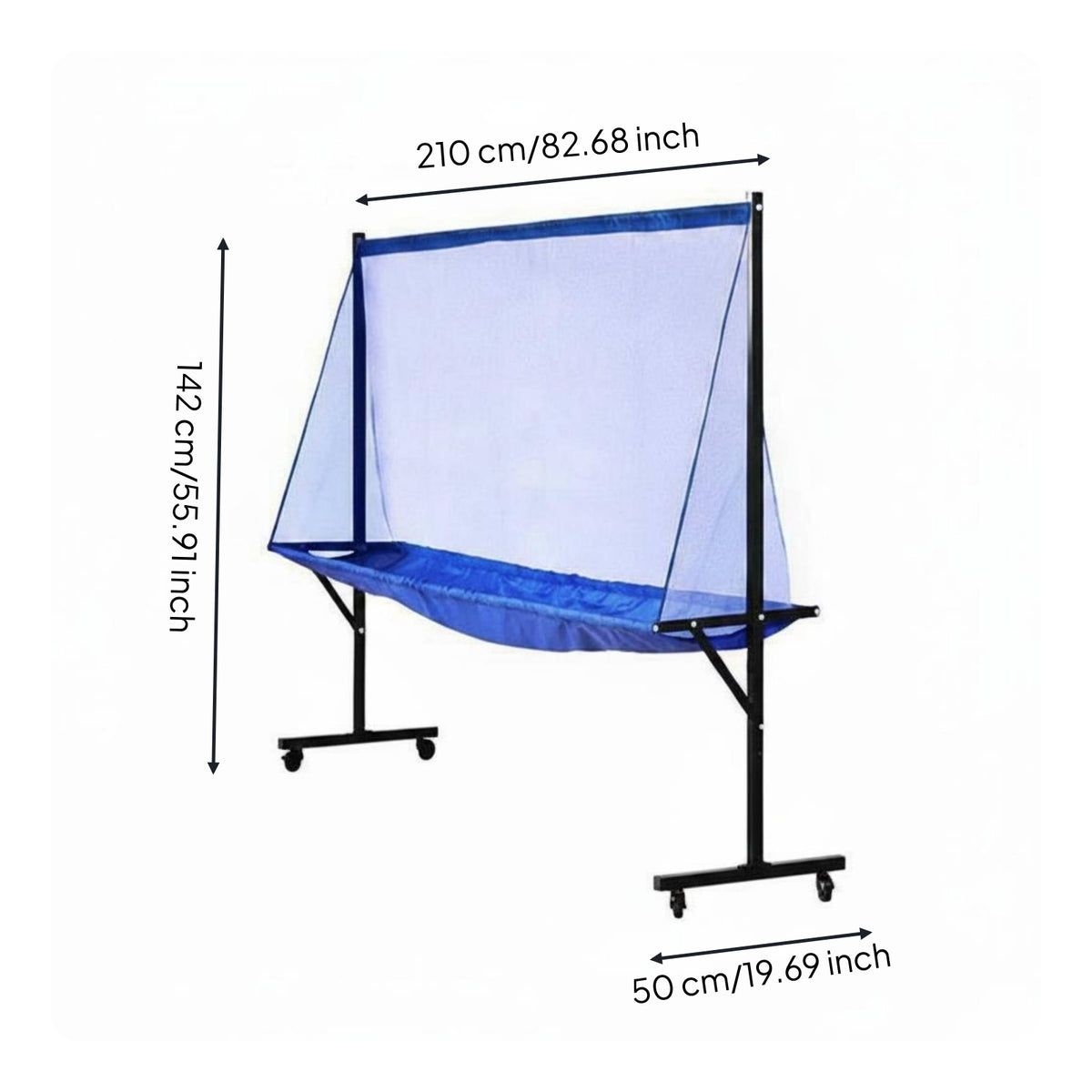 Standing Table Tennis Ball Catcher Freestanding Table Tennis Retrieval Net