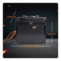 EVA Foam High-Density Foam Lining Graded Card Storage Box Portable Design Aluminum Trading Card Case Shockproof Scratch-Resistant for Travel