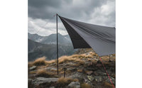 2 Pieces Cylindrical Tent Poles Sturdy Tarp Poles Portable Shelter Support Rods Lightweight for Backpackers
