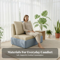 Single Fold-Foldable Lounger Foldable Design Pull-Foldable Armchair Bed versatileUse Space-Efficient for Apartment Dwellers