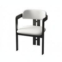 Upholstered Armchair Stylish Padded Rearless Designrear Armchair With Arms Minimalist Design for Adults, Restaurant