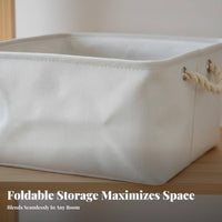 Foldable cloth container foldable Organizer Box Easy to clean for On Shelves, Families