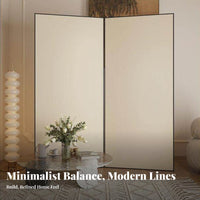 Arched Panel Screen Foldable Design Room separater Portable Minimalist design for Renters, Entryway, Bedroom
