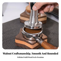 Ergonomic Espresso Station with Brush