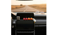Cute Car Figurine Easy Installation Mini Fruit Car Ornament for Women
