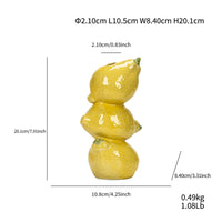 Fruit-Shaped Flower Vase Nordic Design Fruit Vase Bright Color