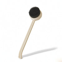 Soft-Bristled Bath Brush with Long Handle Nylon Back Scrubber with Long Handle Sturdy Detachable Shower Brush Portable for Adults