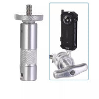 16mm Aluminum Column Connector with 3/8 and 1/4 Thread Adapter for Photography