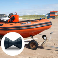 PU Material V Shape Boat Carrier Roller Wear-Resistant Transport Hardware Safeguarding
