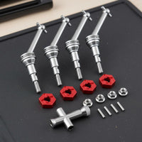 1/14 Scale Car Drive Shaft Easy Installation CVD Drive Shaft RC Car Upgrade Axle for Rough Terrain, Bashing