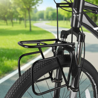Two-Wheeler Front Cargo Rack Heavy Duty Cycling Accessory Universal Fit