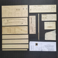 Hongying Educational Wooden Model Ship Kit - Dutch Royal Yacht