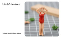 Architectural Model People DIY Crafting Sand Table Miniature People Paintable Tiny Figurines for Designers, Hobbyists, Dioramas, Dollhouses
