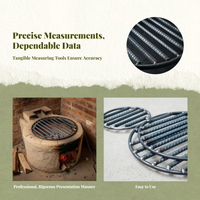 Steel Grill Grate, Heat Resistant, Round Stove Rack