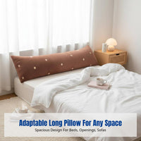 Long Plush Pillow, Milk Plush, Cute Celestial, Girls' Bedroom, Bedside, Sofa, Removable Cover