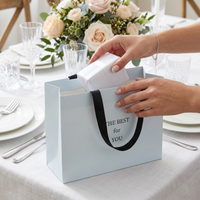 Premium Pearl White Gift Bags with Handles for Retail, Jewelry, and Tea Packaging