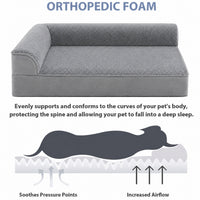 All-Season Pet Sofa Bed for Dogs and Cats Waterproof Breathable Foam Pad