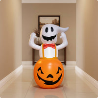 Inflatable Inflatable Specter With | Lighted, Pumpkin specter Inflatable, for Yard