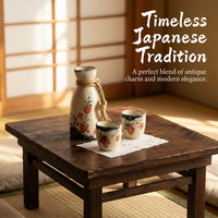 Japanese Ceramic Sake Set, Minimalist Style