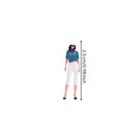 Hand-Painted Female Figurine Gift Elegant Miniature Woman Figurine