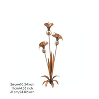 Calla Lily Garden Stake Outdoor Calla Lily Stake Rustic for Patio, Gardeners