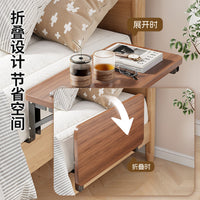 Foldable Bedside Shelf Organizer for Books, Cups, and Glasses