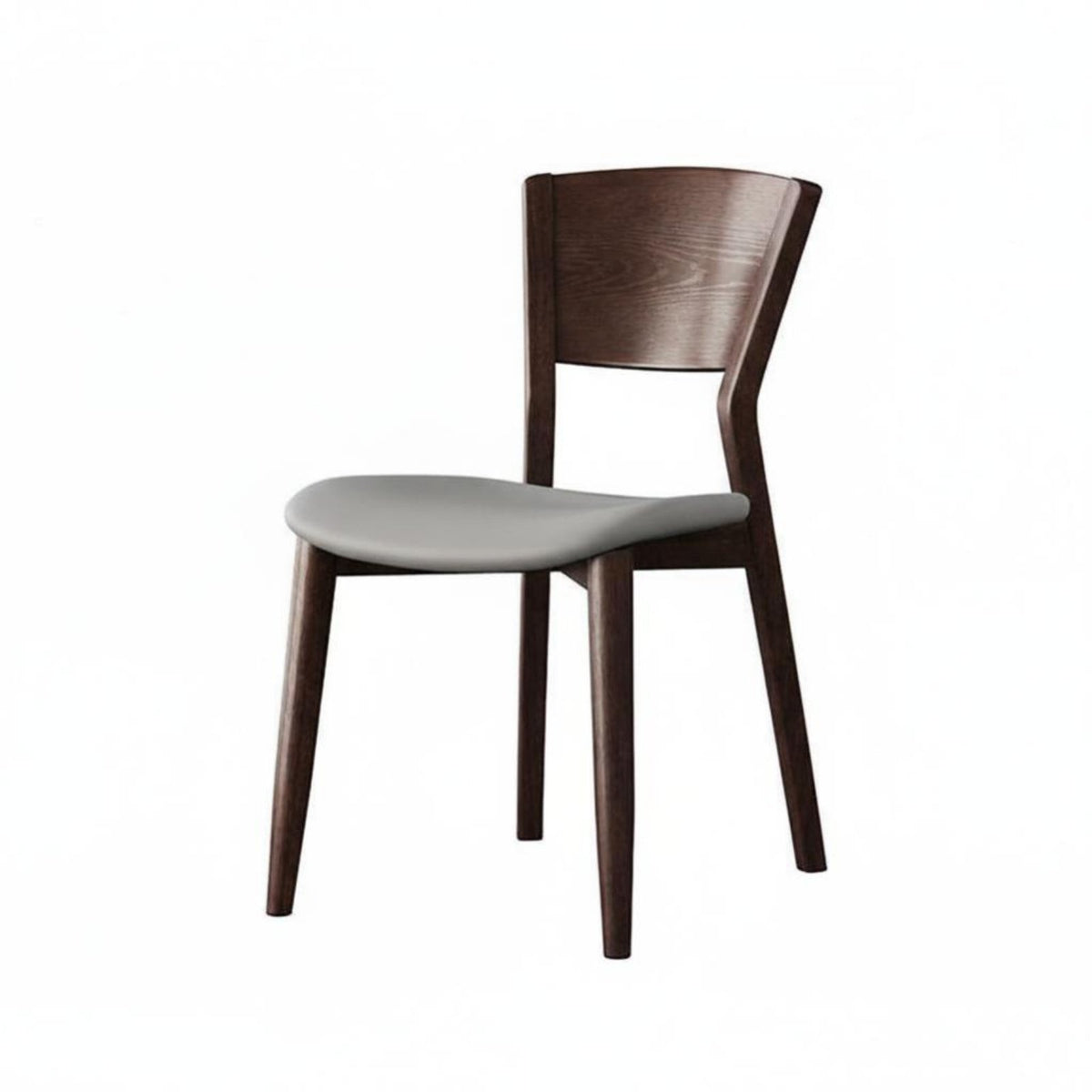 Nordic design Upholstered Wooden Side Chair sturdy Wood Frame Kitchen Seating Minimalist Design Household Furniture Padded Seat for Homeowners, Interior Designers, Office Managers, Dining Room