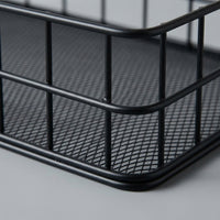 Desk Accessories Wire Mesh Pen Holder for Office Organization, Metal Storage Basket for Students and Stationery