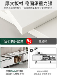 Modern Extendable TV Cabinet with Stone Top
