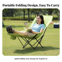 Eron the movenomic Design Adjustable Recliner with Leg Rest Includes Carrying Bag Reclining Chair with Footrest sturdy Duty Camping Lounger Padded Headrest for Campers, Office Workers, Beachon the moveers, Fishing, Beach, Picnics, spineyard