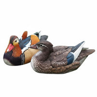 Simulated Waterfowl Couple, Resin Floating Fish Pond, Garden Decor