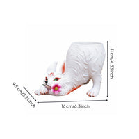 Nine-Tailed Canine Planter Resin Material Canine Shaped Flower Pot Decorative