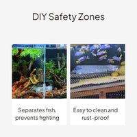 Acrylic Aquarium Divider Panel with Suction Cups