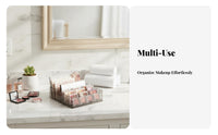 Multi-Compartment Cosmetic organizer Space-Saving Divided Palette Organizer