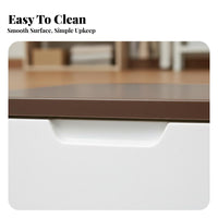 Space Saving Plastic Drawer Cabinet Compact Size Plastic Dresser Easy Pull Handles Multi-Drawer Storage Unit Lightweight for Families, Students, Bedroom, Living Room, College Dorm, Bathroom