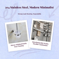 304 stainless steel bathroom rack