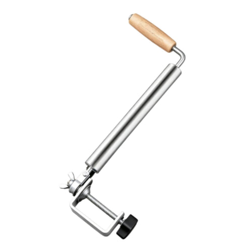 Rolling Pin with Clamp Heavy Duty Tabletop Pastry Roller Included for Home Cooks