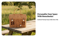 Decorative Lidded Basket