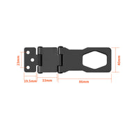 Plated Finish Metal Combination Plate Lock Code Wheel Folding Latch Lock Reset Tool Hardware for Furniture Panels
