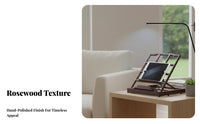Foldable Wooden Bookrest Stable Support Adjustable Book Easel Multipurpose