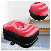 Portable Inflatable Cushion with Pump Compact Inflatable Rectangular Seat Foldable Furniture Water-Repellent for Travel
