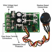Adjustable Speed DC Motor Controller, 60V DC Motor Speed Regulator, DC 6-60V 12V 24V, DIY Projects M - Image 5