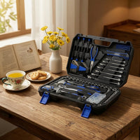 Hand Tool Kit with Case Portable Tools Multi-Purpose for Home Repair, Homeowners