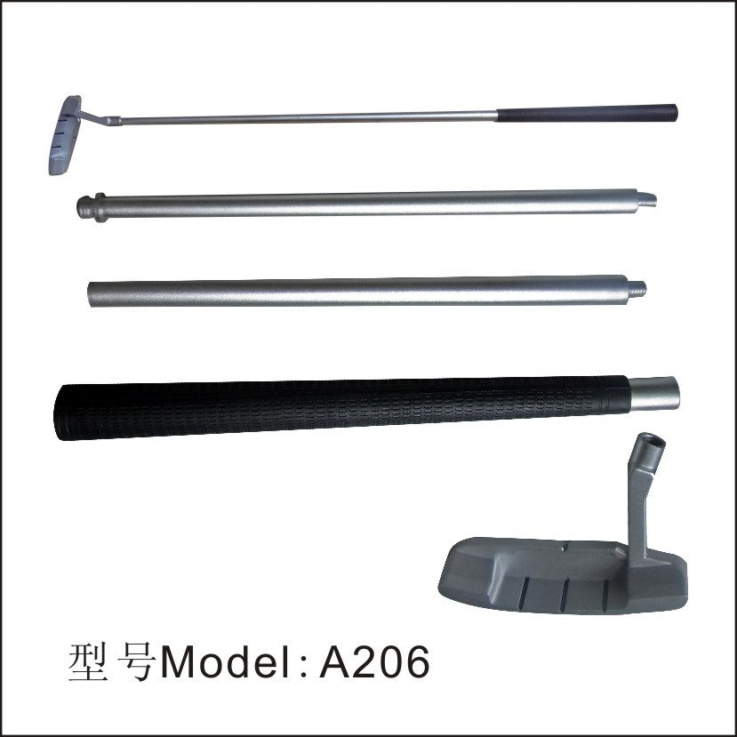Indoor Golf Putting Practice Aid with Three-Section Putter