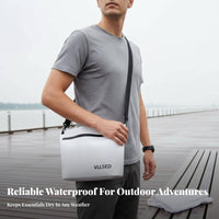 Portable PVC Waterproof Bag Multi-Use Waterproof Pool Bag Zipper Closure for Travelers, Beachgoers, Traveling, Water Sports, Vacation