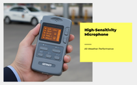 100W PA system for vehicle alerts
