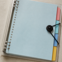 B5/A4/A5 Thickened Detachable Metal Clip Loose-Leaf Notebook for Students