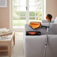 Comfort Cushioning Forearm Crutch Pads Skin-Friendly Crutch Arm Cuff Pad Washable Relieves Fatigue for Injured People