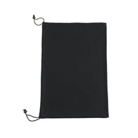 Black Bird Enclosure Cover Flat Rectangular Drawstring Bird Enclosure Cover